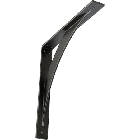 Ekena Millwork Legacy Steel Bracket, Antiqued Pewter 2"W x 16"D x 16"H BKTM02X16X16LEAPW